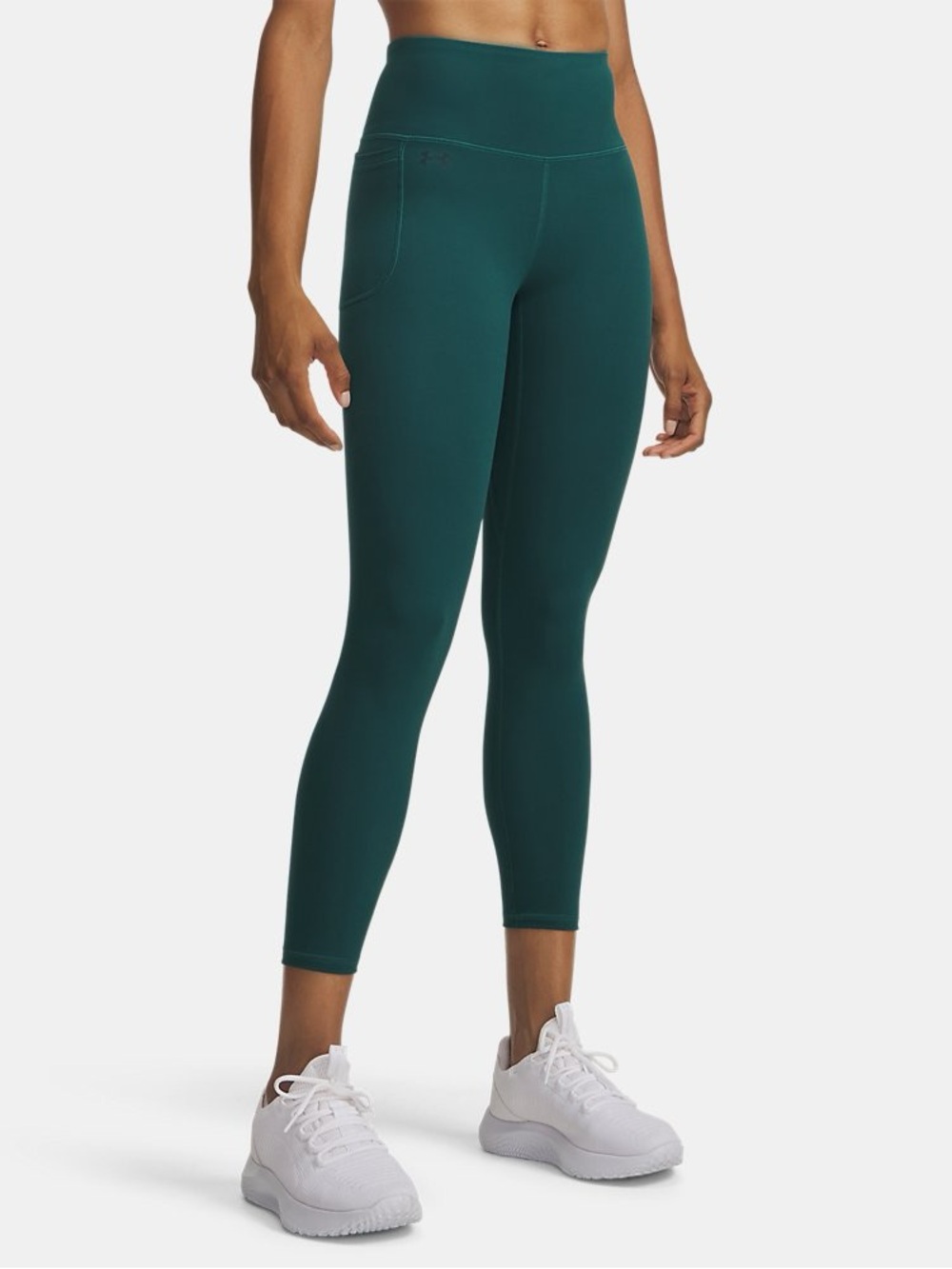 Under Armour Heatgear Compression Green Leggings, size L